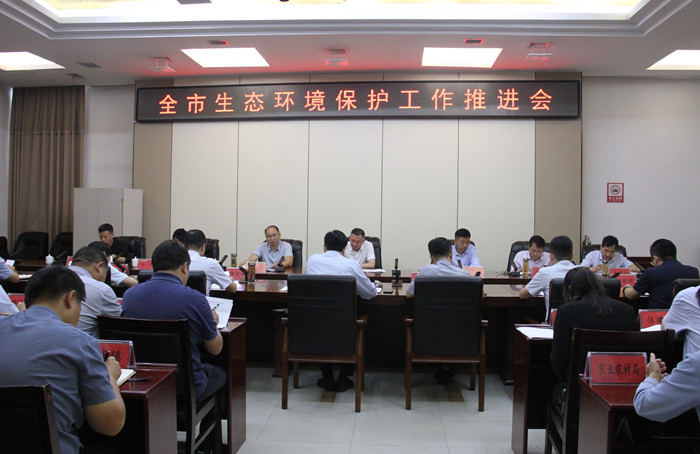 全市生态环境保护工作推进会召开